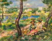 Pierre-Auguste Renoir Neaulieu oil painting on canvas